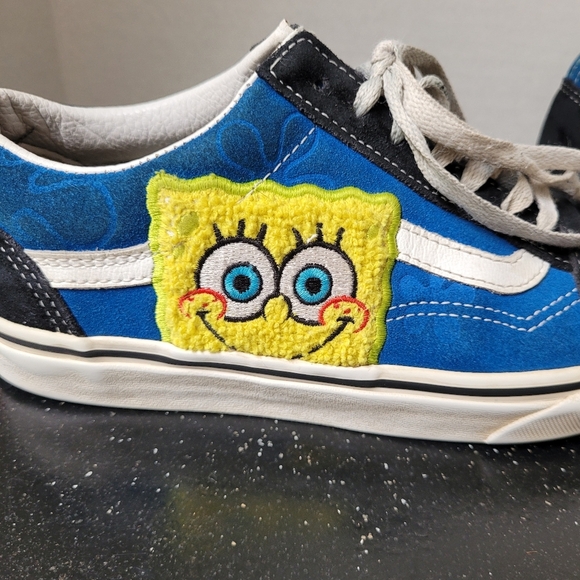 Vans Black and Blue Spongebob Sneakers - Picture 4 of 9